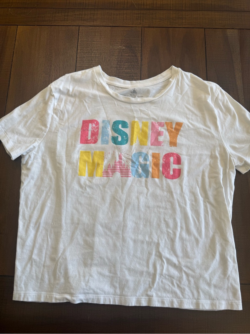Disney Magic White Womens Graphic Tee